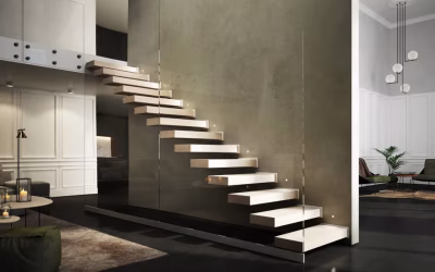 Tendencias en Escaleras Flotantes y Envolventes Metálicas: Diseño y Seguridad