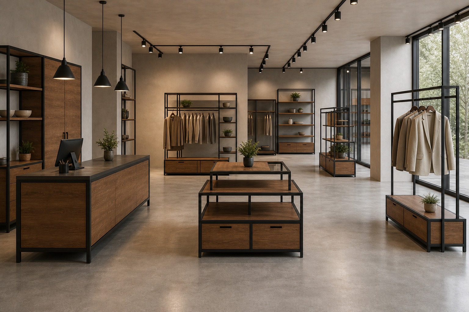 Estanterías y Expositores para Tiendas de Ropa y Retail - Steelwood Corporation
